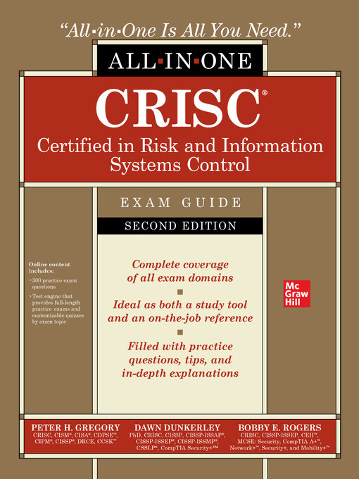 Title details for CRISC Certified in Risk and Information Systems Control All-in-One Exam Guide by Peter H. Gregory - Available